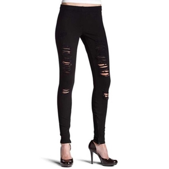 Joe's Jeans Distressed Pull-On Jegging Ankle Zip 6 - Picture 1 of 7